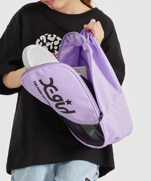 靴/バッグ バッグ リュックサック ロゴ メッシュシューズバッグ（バックパック/リュック）｜X-girl