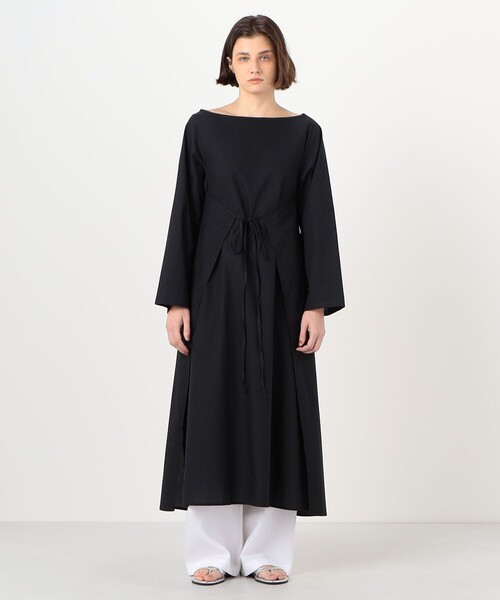 BASERANGE（ベースレンジ）の「BASERANGE DECTI ロングスリーブワンピース（ワンピース・レディース・ブラック・S）」の2枚目の写真