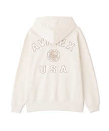 AVIREX（アヴィレックス）の「《直営店限定》VARSITY FLAG ZIP PARKA   バーシティー フラッグ ジップ パーカー   AVIREX   アヴィレックス（パーカー）」