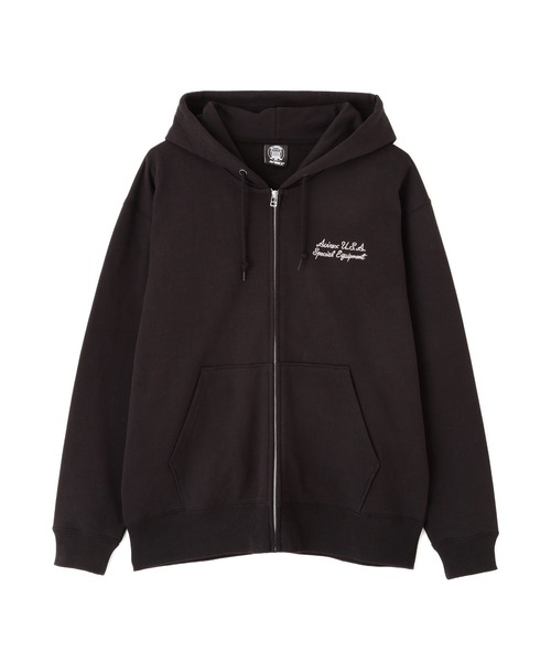 AVIREX(アヴィレックス)の「《直営店限定》VARSITY FLAG ZIP PARKA / バーシティー フラッグ ジップ パーカー / AVIREX / アヴィレックス(パーカー・メンズ・ブラック/オフホワイト・XX-LARGE/X-LARGE/LARGE/MEDIUM)」の3枚目の写真