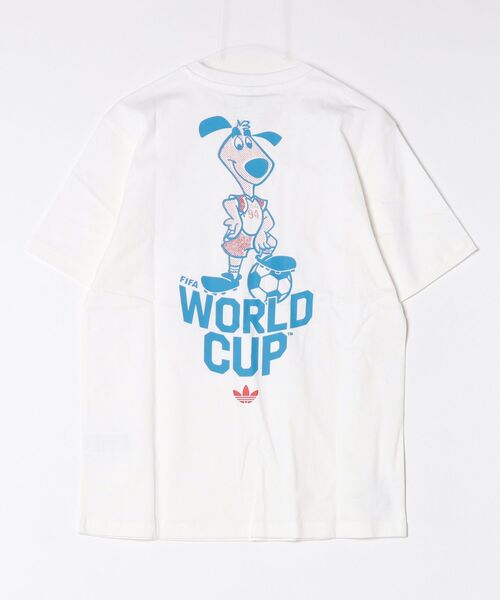 adidas(アディダス)の「FIFA ワールドカップ 26 ストライカー マスコット 半袖Tシャツ / アディダス adidas(Tシャツ/カットソー・メンズ・ホワイト・LARGE/XX-LARGE/3XL/MEDIUM/SMALL/X-LARGE)」の6枚目の写真