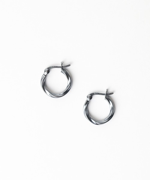 ARCHIVER(アーカイバ)の「【SILVER925】15mmデザインフープピアス(ピアス(両耳用)・レディース・ブラック系その他/シルバー/ゴールド系その他/シルバー系その他/ゴールド/ブラック・FREE)」の15枚目の写真