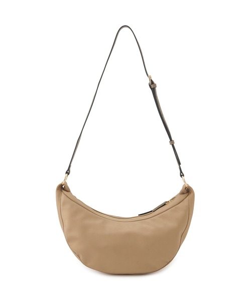 ROPE'（ロペ）の「ハーフムーンショルダーバッグ（ショルダーバッグ・レディース・ブラック/ベージュ・FREE）」の4枚目の写真