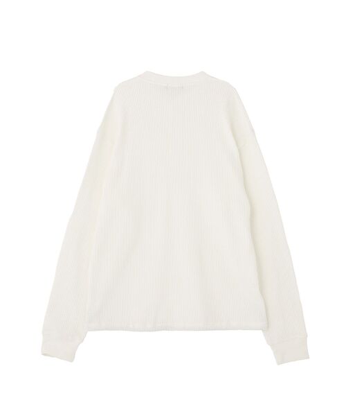 CRAFT STANDARD BOUTIQUE（クラフトスタンダードブティック）の「【抗菌防臭】ヘンリーネックサーマルロンT（Tシャツ/カットソー・メンズ・ホワイト/チャコールグレー/ブラック・M/L）」の16枚目の写真