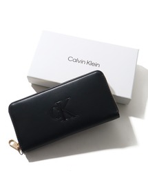 セール】【Calvin Klein/カルバンクライン】BOLD CK MEDIUM ZIP AROUND