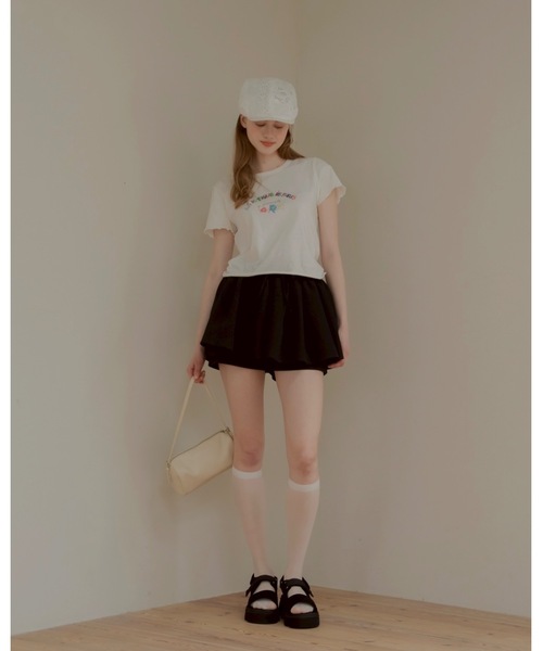 JUMELLE（ジュメロ）の「パッチワークレースハンチング（ハンチング/ベレー帽・レディース・ホワイト・FREE）」の20枚目の写真