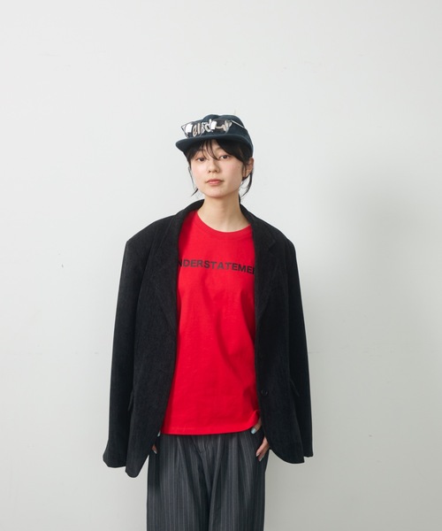 UNDERSTATEMENTs(アンダーステイトメント)の「【ユニセックス】都会を着る。UNDERSTATEMENTsロゴTシャツ(Tシャツ/カットソー・メンズ・ブルー/チャコールグレー/ネイビー/レッド/ホワイト/ブラック・LARGE/MEDIUM)」の7枚目の写真