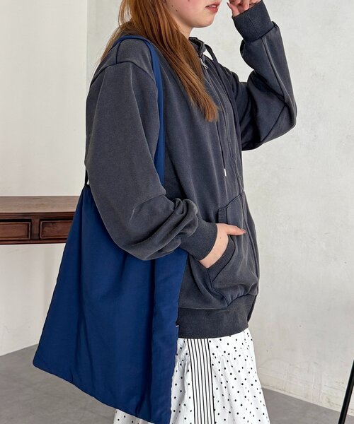 U.S. POLO ASSN.(ユーエスポロアッスン)の「【U.S. POLO ASSN.】裏毛パウダージップパーカー(パーカー・レディース・ブラック/ベージュ/ネイビー/グリーン・FREE)」の8枚目の写真
