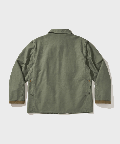 VDR（ブイディアール）の「BACK SATEEN HUNTING JACKET [Swamp Green]（ミリタリージャケット・メンズ・その他・MEDIUM/LARGE/X-LARGE）」の2枚目の写真