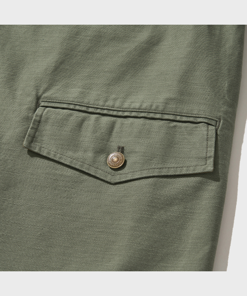 VDR（ブイディアール）の「BACK SATEEN HUNTING JACKET [Swamp Green]（ミリタリージャケット・メンズ・その他・MEDIUM/LARGE/X-LARGE）」の6枚目の写真