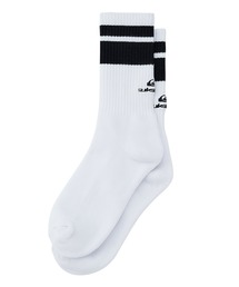 Quiksilver（クイックシルバー）の「QUIKSILVER メンズ QS LOGO SOCKS リブソックス 【2026年春夏モデル】（ソックス/靴下）」