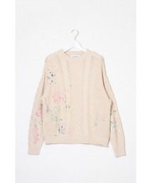 DISCOVERED | DISCOVERED CABLE PAINT KNIT(ニット/セーター)