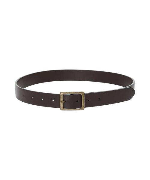Samansa Mos2(サマンサ モスモス)の「スクエアバックルベルト(ベルト・レディース・ブラック/ダークブラウン・F)」の1枚目の写真
