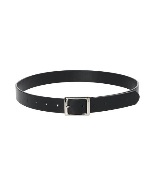 Samansa Mos2(サマンサ モスモス)の「スクエアバックルベルト(ベルト・レディース・ブラック/ダークブラウン・F)」の2枚目の写真