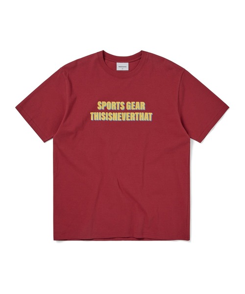 thisisneverthat(ディスイズネバーザット)の「SPORTS GEAR Tee(Tシャツ/カットソー・メンズ・レッド/ホワイト・L/M/S/XL)」の2枚目の写真