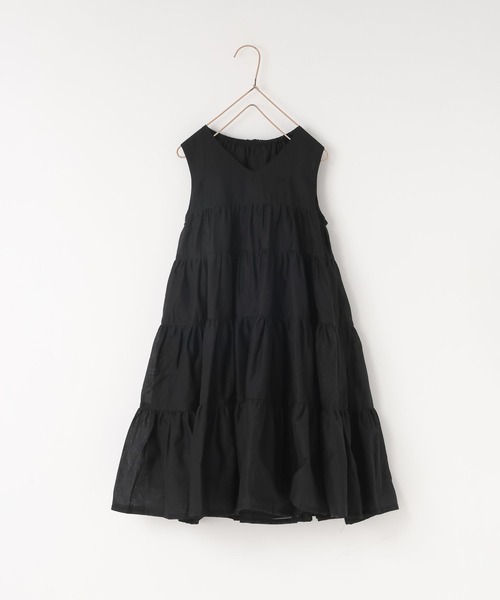 LOWRYS FARM(ローリーズファーム)の「ボイルティアードワンピース 664895(ワンピース・キッズ・オフホワイト/ブルー/ブラック/グリーン/パープル・110cm/120cm/130cm/140cm/150cm)」の6枚目の写真