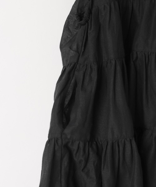 LOWRYS FARM(ローリーズファーム)の「ボイルティアードワンピース 664895(ワンピース・キッズ・オフホワイト/ブルー/ブラック/グリーン/パープル・110cm/120cm/130cm/140cm/150cm)」の10枚目の写真