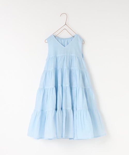 LOWRYS FARM(ローリーズファーム)の「ボイルティアードワンピース 664895(ワンピース・キッズ・オフホワイト/ブルー/ブラック/グリーン/パープル・110cm/120cm/130cm/140cm/150cm)」の18枚目の写真