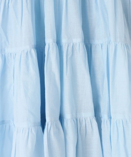 LOWRYS FARM(ローリーズファーム)の「ボイルティアードワンピース 664895(ワンピース・キッズ・オフホワイト/ブルー/ブラック/グリーン/パープル・110cm/120cm/130cm/140cm/150cm)」の19枚目の写真