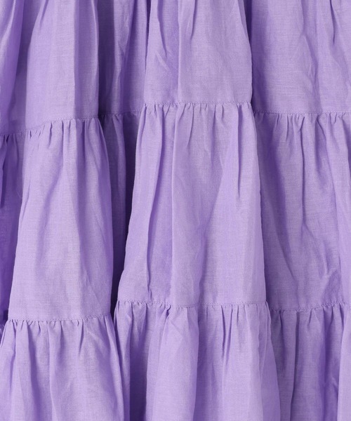 LOWRYS FARM(ローリーズファーム)の「ボイルティアードワンピース 664895(ワンピース・キッズ・オフホワイト/ブルー/ブラック/グリーン/パープル・110cm/120cm/130cm/140cm/150cm)」の21枚目の写真