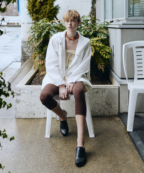 JOURNAL STANDARD（ジャーナルスタンダード）の「別注【MIKA KASAI】 hunting jacket（その他アウター・レディース・オレンジ系その他/ホワイト・FREE）」の5枚目の写真