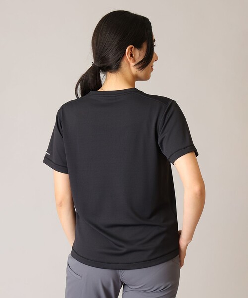 Columbia(コロンビア)の「UVカット Columbia/ マウンテンズアーコーリング ショートスリーブ Tシャツ /コロンビア(Tシャツ/カットソー・レディース・オフホワイト/ブルー/ブラック・M/L/S/XS/XL)」の4枚目の写真