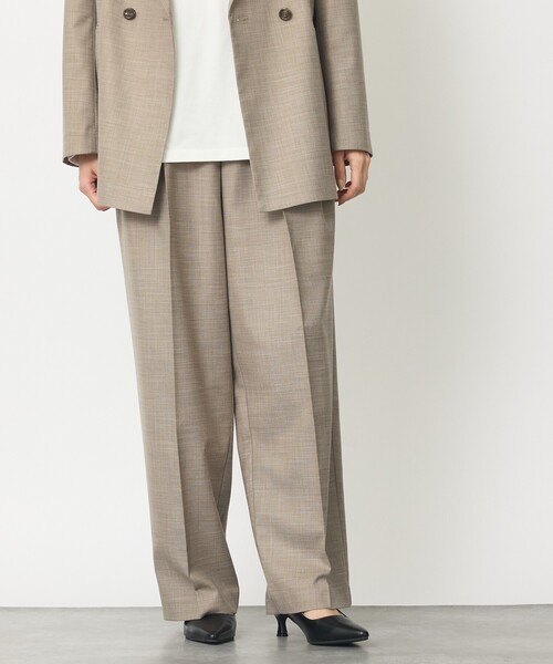 abahouse mavie（アバハウスマヴィ）の「ﾒﾗﾝｼﾞﾂｨﾙﾀｯｸｽﾗｯｸｽ（その他パンツ・レディース・ダークベージュ/ブラック・36/38/40）」の8枚目の写真