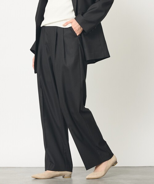 abahouse mavie（アバハウスマヴィ）の「ﾒﾗﾝｼﾞﾂｨﾙﾀｯｸｽﾗｯｸｽ（その他パンツ・レディース・ダークベージュ/ブラック・36/38/40）」の19枚目の写真