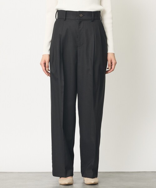 abahouse mavie（アバハウスマヴィ）の「ﾒﾗﾝｼﾞﾂｨﾙﾀｯｸｽﾗｯｸｽ（その他パンツ・レディース・ダークベージュ/ブラック・36/38/40）」の21枚目の写真