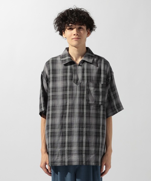 niko and...（ニコアンド）の「リバーシブルスキッパーシャツ（シャツ/ブラウス・メンズ・グリーン/サックスブルー/ブラック・LARGE/MEDIUM）」の9枚目の写真