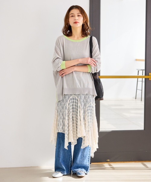 studio CLIP（スタディオクリップ）の「【撥水/500mlボトル収納可】10ポケット2WAYバッグ（トートバッグ・レディース・ブラウン/アイボリー/ブラック・FREE）」の7枚目の写真