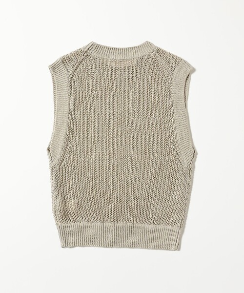 Demi-Luxe BEAMS(デミルクス ビームス)の「リネン 畦 ニットベスト(ニット/セーター・レディース・ベージュ/ブラウン・ONE SIZE)」の16枚目の写真