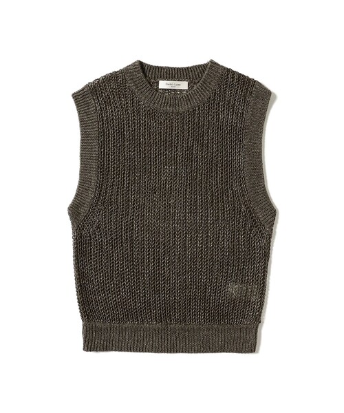 Demi-Luxe BEAMS(デミルクス ビームス)の「リネン 畦 ニットベスト(ニット/セーター・レディース・ベージュ/ブラウン・ONE SIZE)」の19枚目の写真
