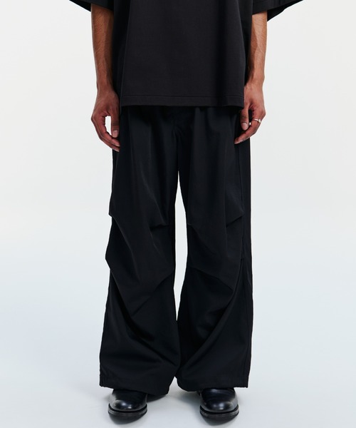 Ny/Wo Twill Utility Wide Easy Trousers（カーゴパンツ）｜COOTIE