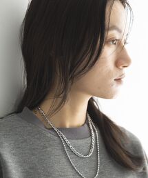 GARAGE OF GOOD CLOTHING（ガレージオブグッドクロージング）の「STAINLESSボールチェーン２連ネックレス（ネックレス）」