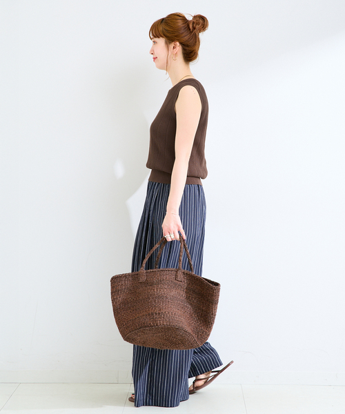 B.C STOCK(ベーセーストック)の「手洗い可 / UVcare / add Function ニットタンクトップ(ニット/セーター・レディース・ブラック/レッド/ブラウン/ホワイト・FREE)」の18枚目の写真