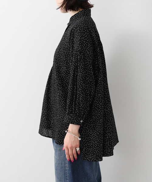 JOURNAL STANDARD LUXE(ジャーナルスタンダード ラックス)の「ドットプリントプルオーバーブラウス(シャツ/ブラウス・レディース・ブラック・FREE)」の9枚目の写真