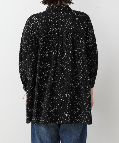 JOURNAL STANDARD LUXE(ジャーナルスタンダード ラックス)の「ドットプリントプルオーバーブラウス(シャツ/ブラウス・レディース・ブラック・FREE)」の10枚目の写真
