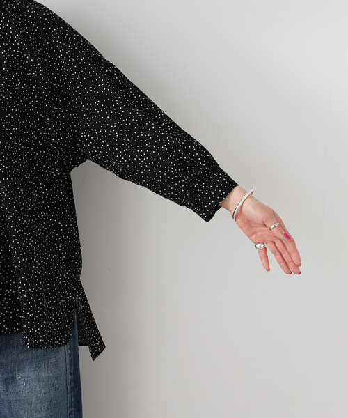 JOURNAL STANDARD LUXE(ジャーナルスタンダード ラックス)の「ドットプリントプルオーバーブラウス(シャツ/ブラウス・レディース・ブラック・FREE)」の13枚目の写真