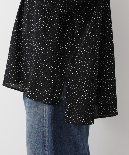 JOURNAL STANDARD LUXE(ジャーナルスタンダード ラックス)の「ドットプリントプルオーバーブラウス(シャツ/ブラウス・レディース・ブラック・FREE)」の16枚目の写真