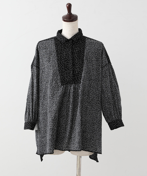 JOURNAL STANDARD LUXE(ジャーナルスタンダード ラックス)の「ドットプリントプルオーバーブラウス(シャツ/ブラウス・レディース・ブラック・FREE)」の17枚目の写真