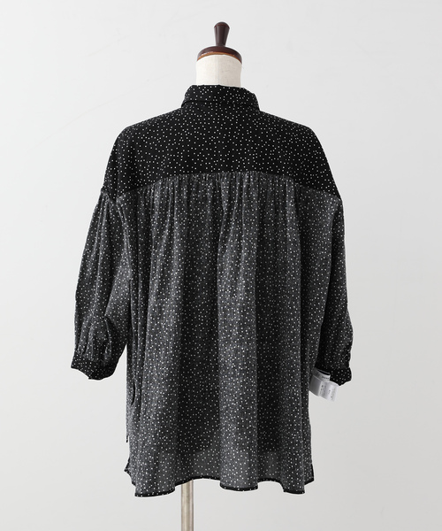 JOURNAL STANDARD LUXE(ジャーナルスタンダード ラックス)の「ドットプリントプルオーバーブラウス(シャツ/ブラウス・レディース・ブラック・FREE)」の18枚目の写真