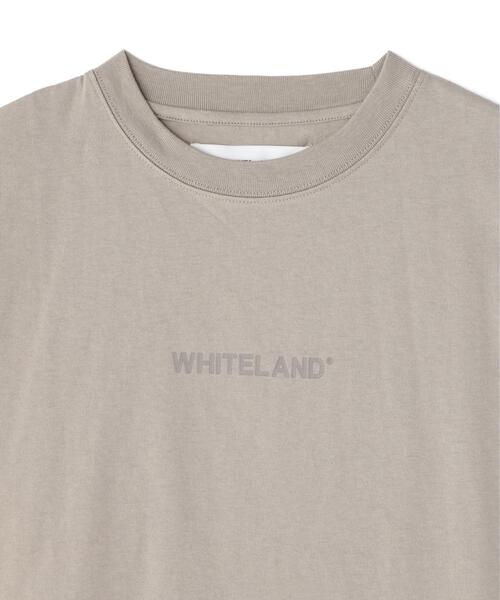 WHITELAND（ホワイトランド）の「【WEB&DEPOT限定】WHITELAND/ホワイトランド/LOGO NOSLEEVES（Tシャツ/カットソー・メンズ・ベージュ/ブラック/グレー・M/L/S）」の19枚目の写真
