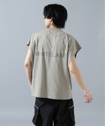 WHITELAND（ホワイトランド）の「【WEB&DEPOT限定】WHITELAND/ホワイトランド/LOGO NOSLEEVES（Tシャツ/カットソー）」