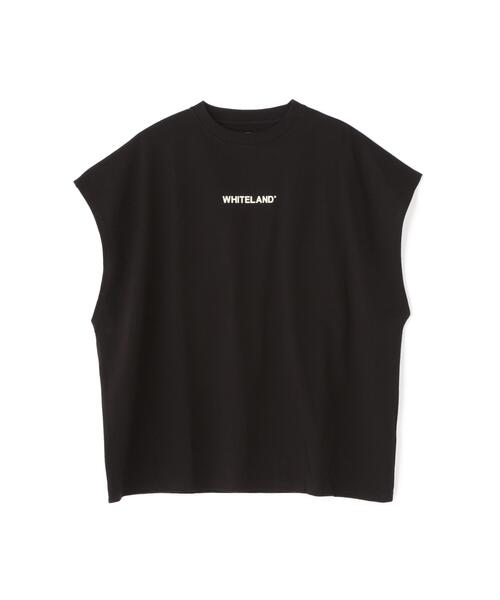 WHITELAND（ホワイトランド）の「【WEB&DEPOT限定】WHITELAND/ホワイトランド/LOGO NOSLEEVES（Tシャツ/カットソー・メンズ・ベージュ/ブラック/グレー・M/L/S）」の5枚目の写真