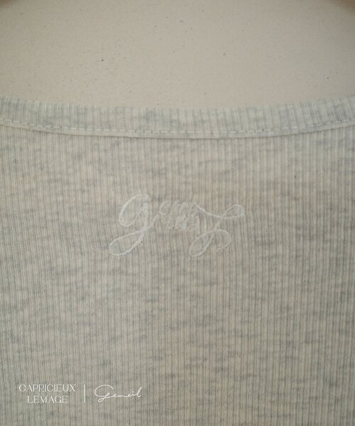 CAPRICIEUX LE'MAGE（カプリシューレマージュ）の「【LE'MAGE×gemeilコラボ】ティアードスリーブロンT（Tシャツ/カットソー・レディース・ブラック/ホワイト/ベージュ・FREE）」の7枚目の写真