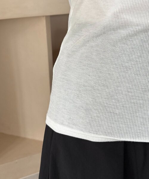 CAPRICIEUX LE'MAGE（カプリシューレマージュ）の「【LE'MAGE×gemeilコラボ】ティアードスリーブロンT（Tシャツ/カットソー・レディース・ブラック/ホワイト/ベージュ・FREE）」の14枚目の写真