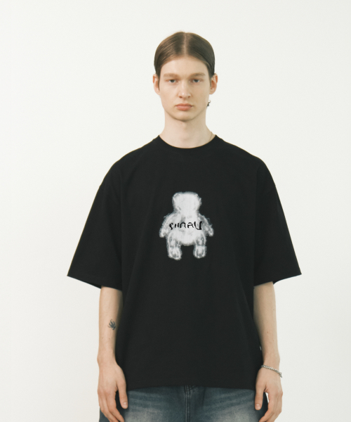 MINAV（ミナブ）の「ネオングルーミーベア 半袖Tシャツ [ブラック]（Tシャツ/カットソー・メンズ・その他・MEDIUM/LARGE/X-LARGE）」の2枚目の写真
