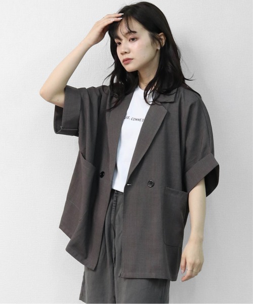 セール】ダブルハーフジャケット DOUBLE HALF JACKET（テーラード