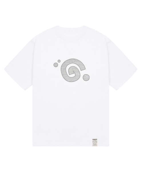GRAVER（グレーバー）の「[ユニセックス]Gシンボル半袖Tシャツ_4カラー（Tシャツ/カットソー・レディース・ブラック/ライトグレー/ホワイト/チャコールグレー・SMALL/MEDIUM/LARGE）」の5枚目の写真
